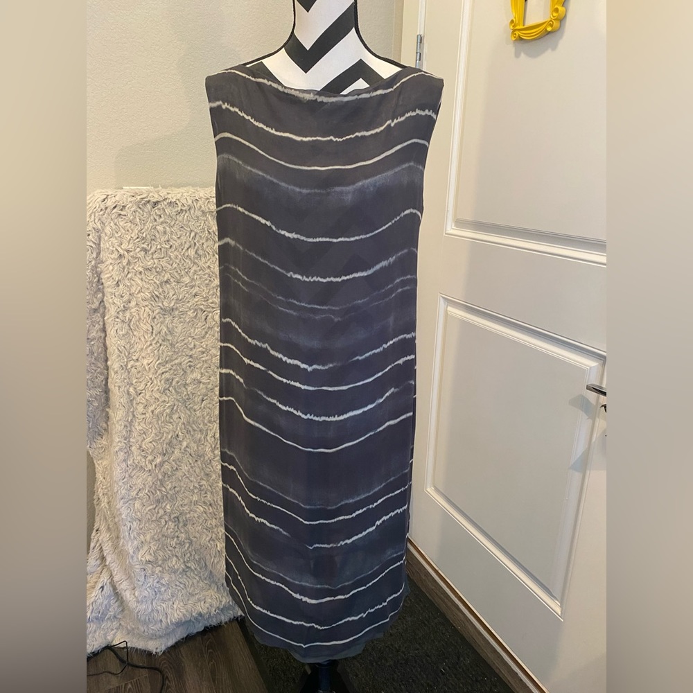 Max Mara size 12 silk midi dress